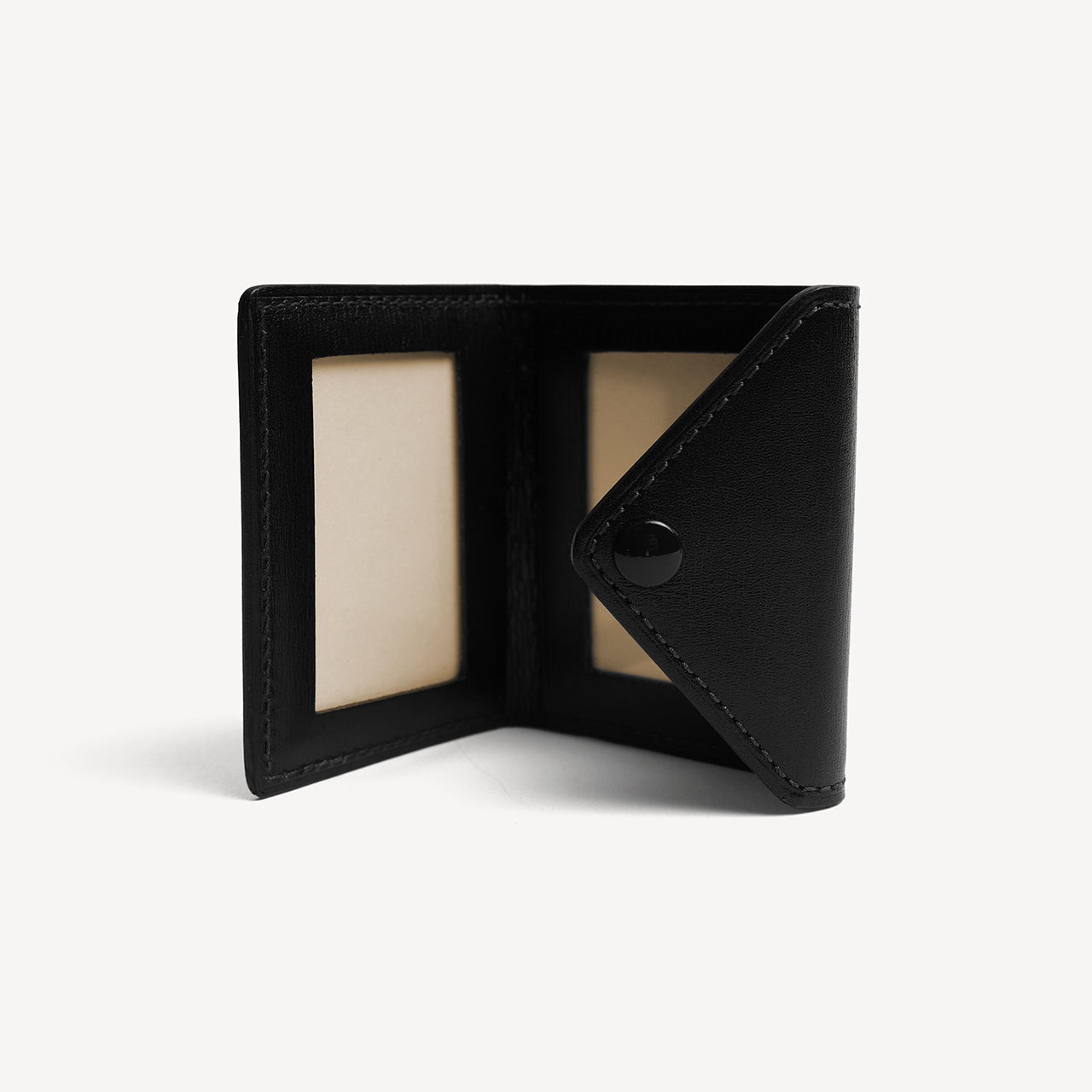 2 Photo Frame with Snap Button Closure - Black - Swaine Group Ltd