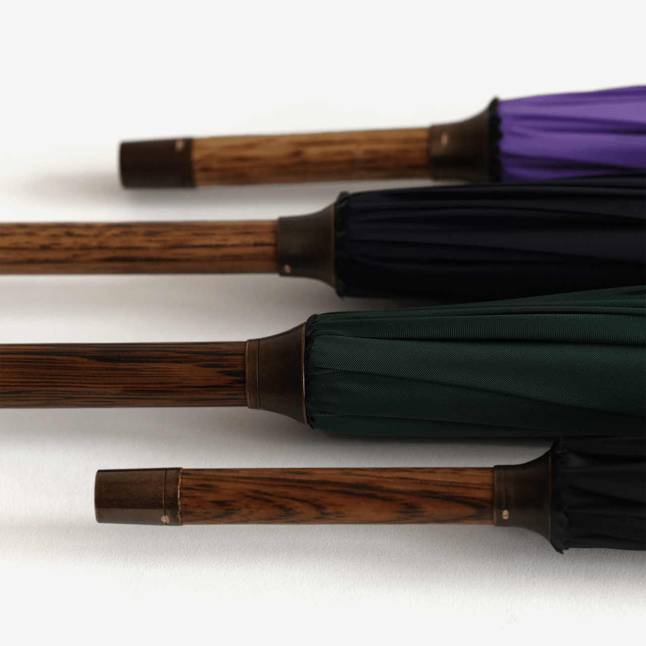 Oak Umbrella for Men - Brown - Swaine Group Ltd