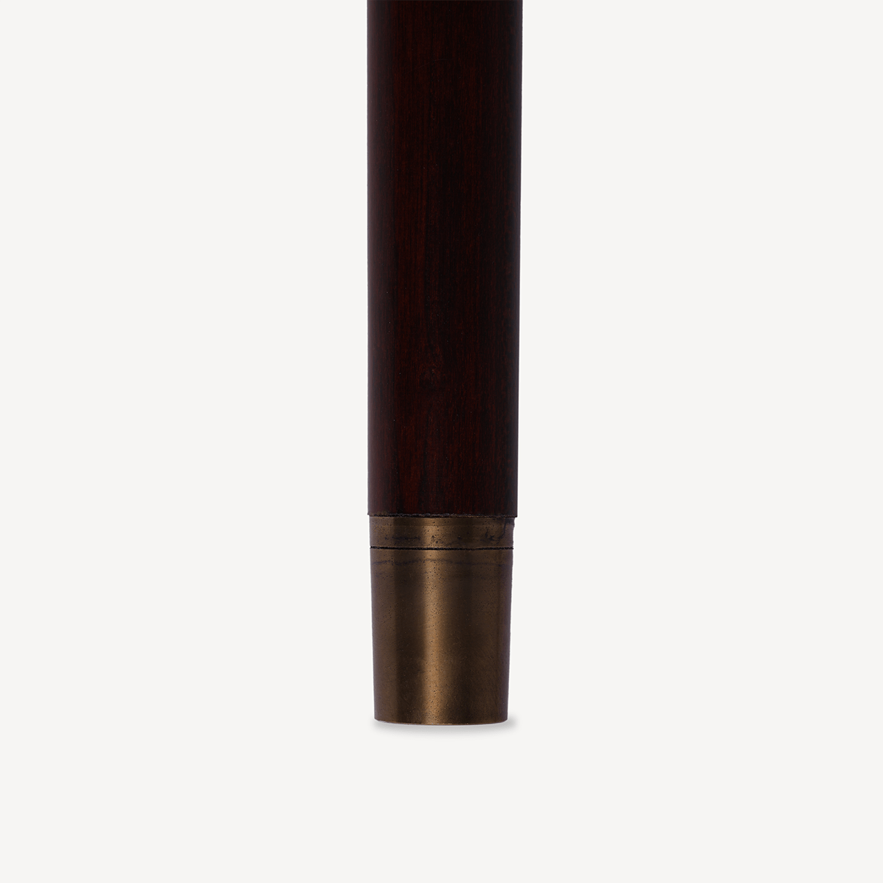 Stripped Cherry Walking Stick - Gold Collar - Swaine Group Ltd