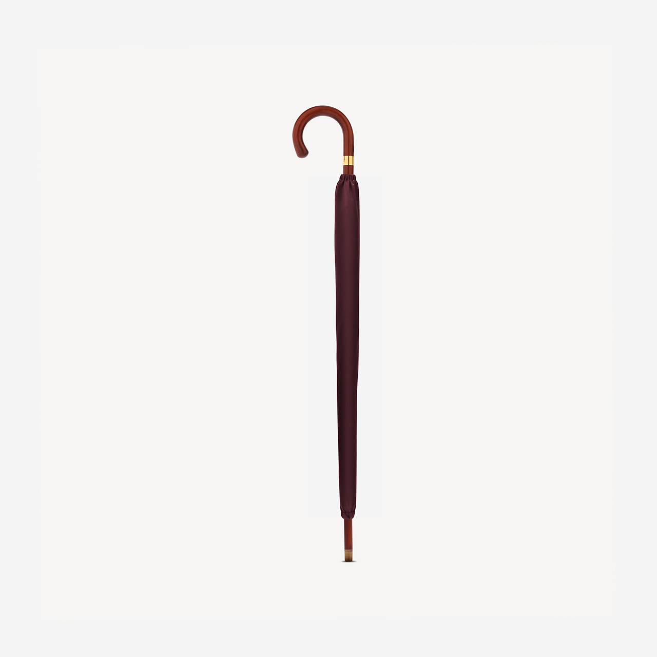 Stripped Cherry Umbrella for Women - Burgundy - Swaine Group Ltd