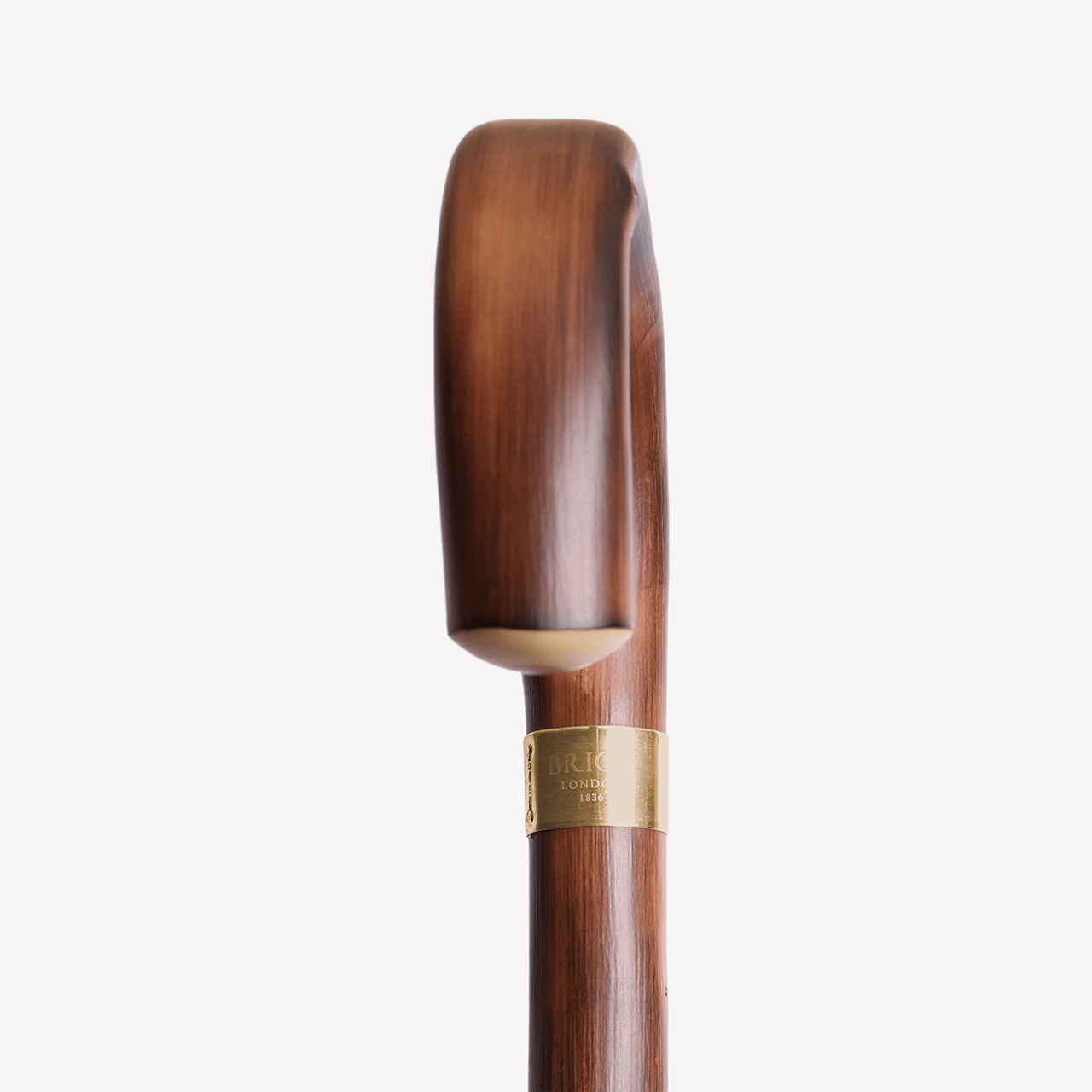 Polished Chestnut Umbrella for Men - Jaguar Green - Swaine Group Ltd
