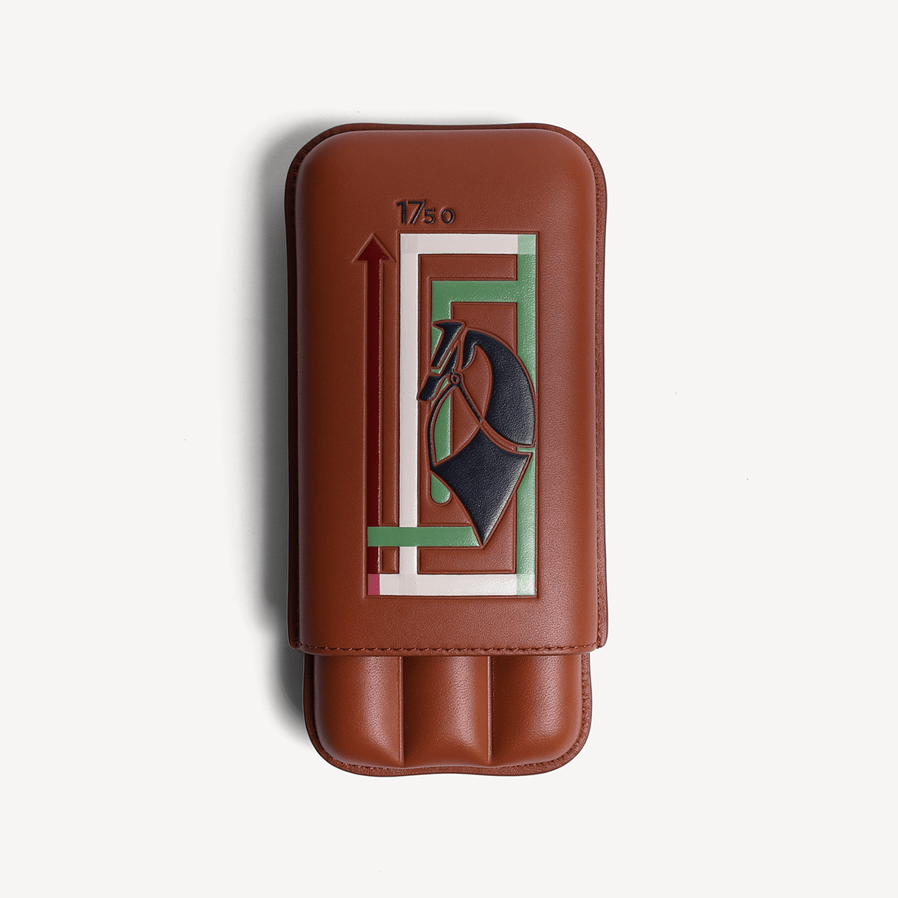 Hand Painted Cigar Case - Tan - Swaine Group Ltd