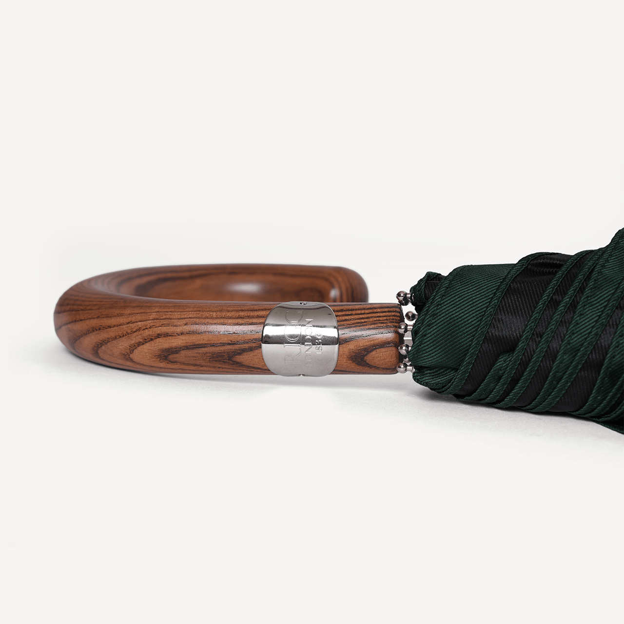 Collapsible Umbrella with Beechwood Handle - Forest - Swaine Group Ltd