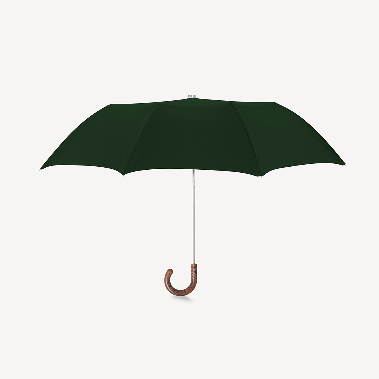 Collapsible Umbrella with Beechwood Handle - Forest - Swaine Group Ltd