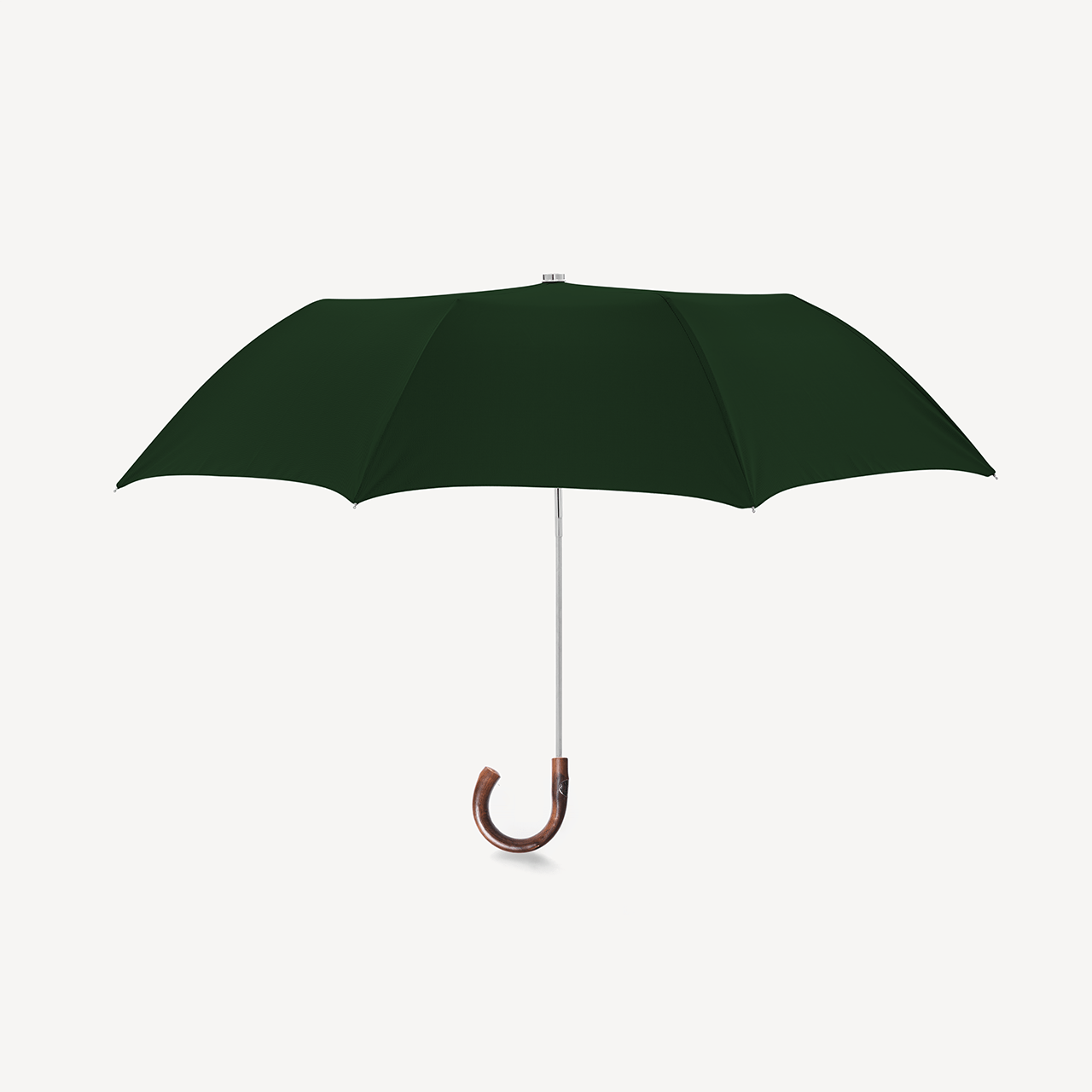 Collapsible Umbrella with Chestnut Handle - Forest - Swaine Group Ltd