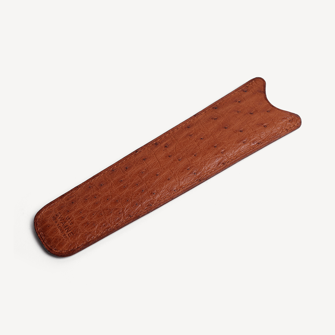 Ostrich Comb Holder - Tan - Swaine Group Ltd