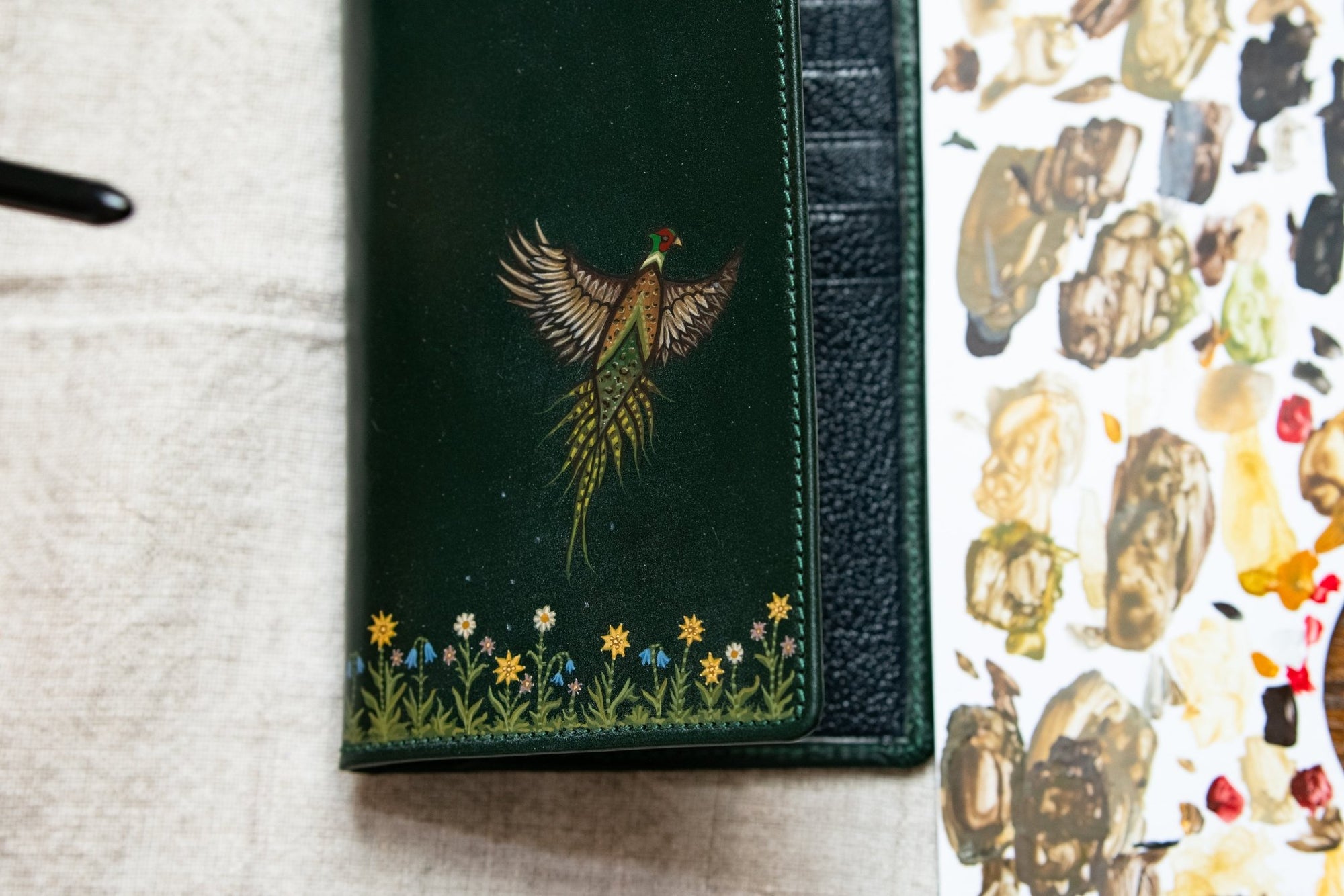 Diana's Tall Jacket Wallet - Jaguar Green - Swaine Group Ltd