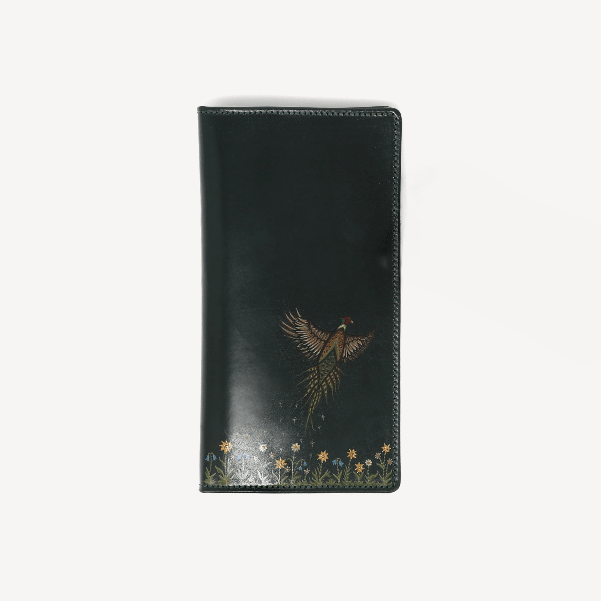 Diana's Tall Jacket Wallet - Jaguar Green - Swaine Group Ltd