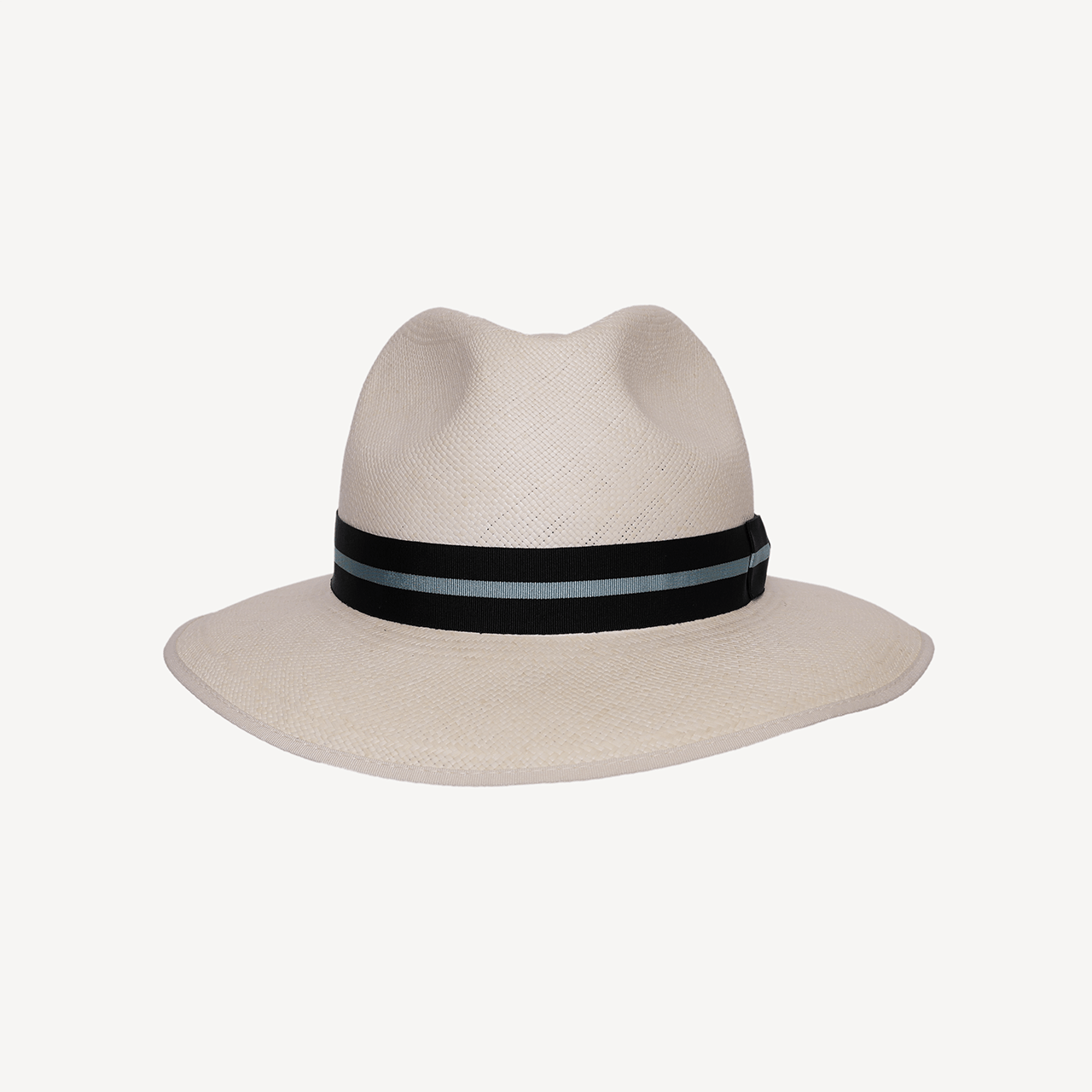 Esplanade Panama - Striped Navy & Light Blue Band - Swaine Group Ltd