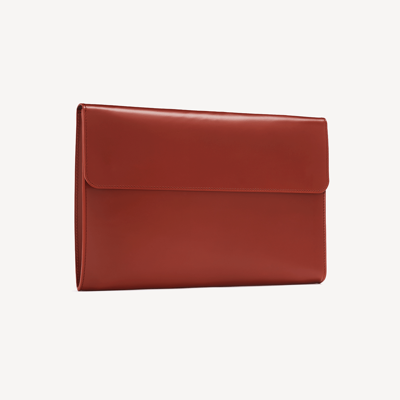 Eton Document Holder - Chestnut with Green lining - Swaine Group Ltd