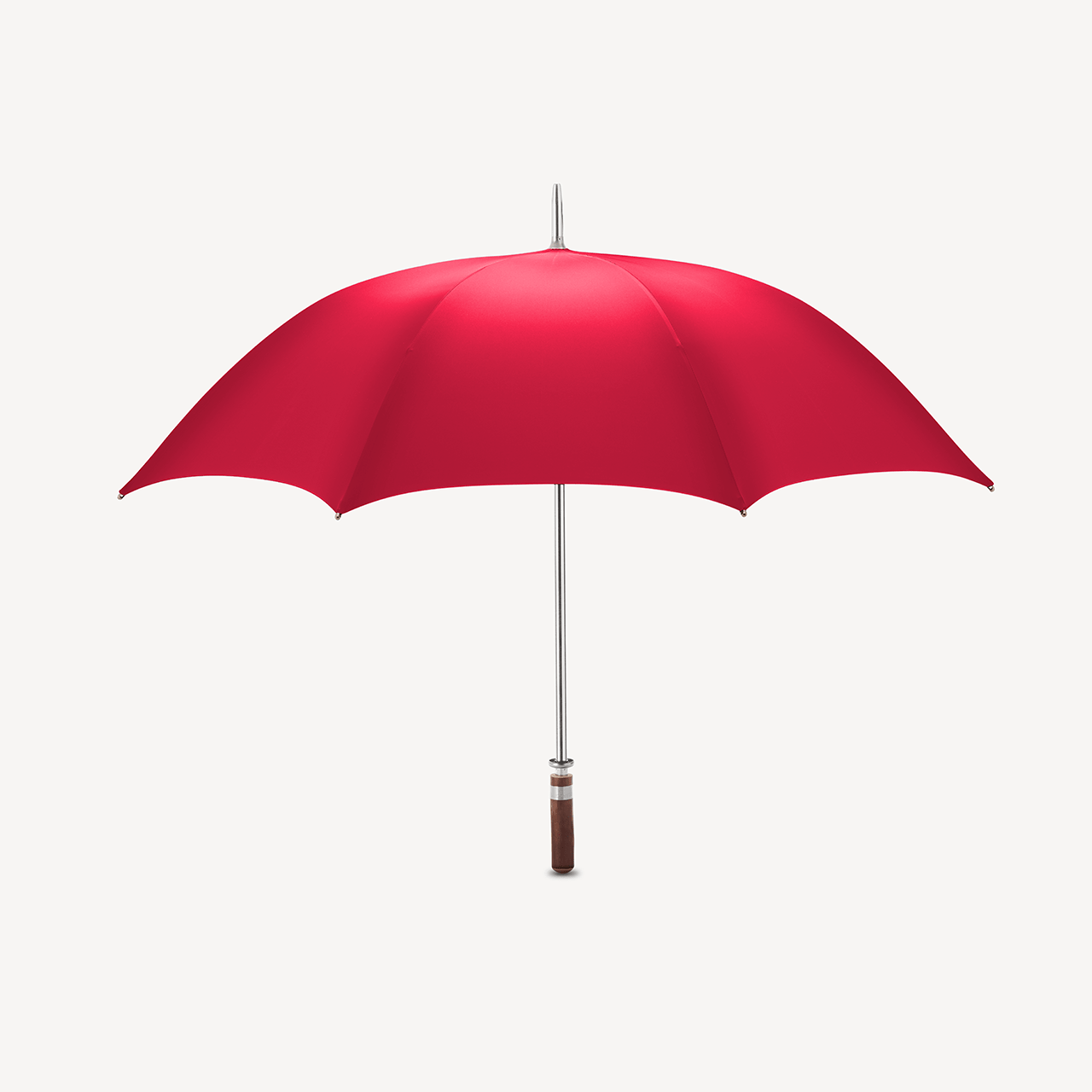 Golf Umbrella Straight Handle - Scarlet - Swaine Group Ltd