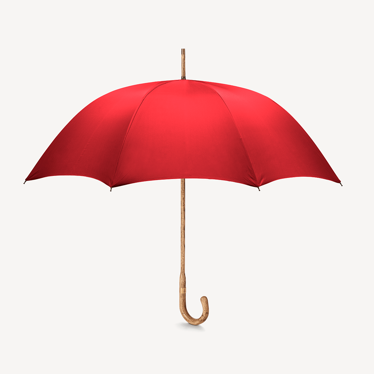 Hickory Umbrella for Men - Red - Swaine Group Ltd