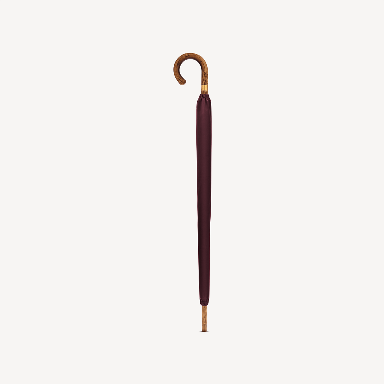 Oak Umbrella for Men - Burgundy - Swaine Group Ltd