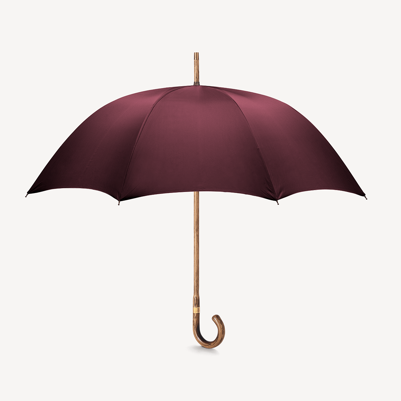 Oak Umbrella for Men - Burgundy - Swaine Group Ltd