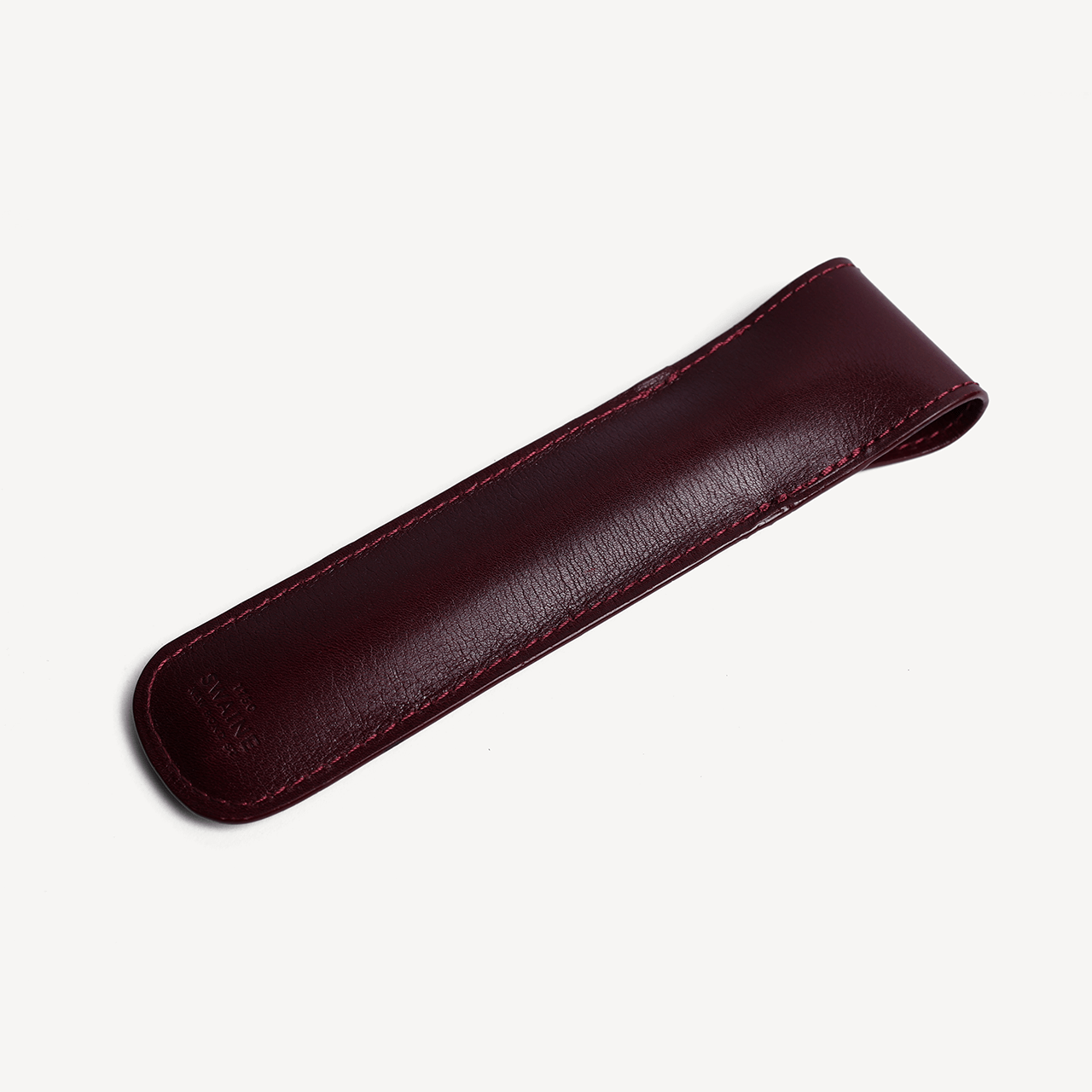 One Pen Case - Oxblood - Swaine Group Ltd