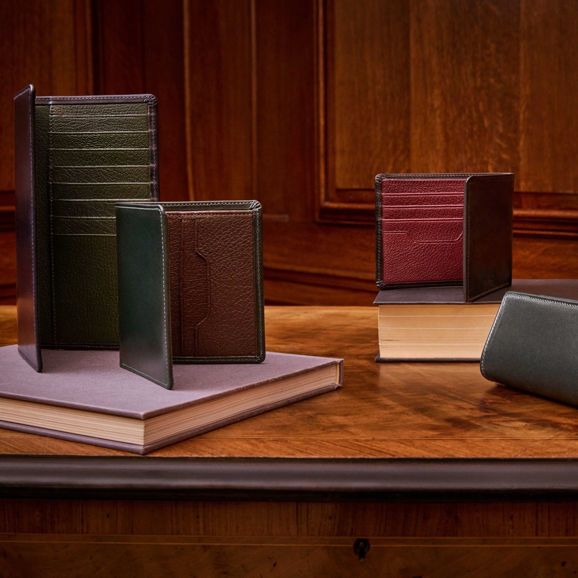 Bridle Business Card Case - Navy - Swaine Group Ltd