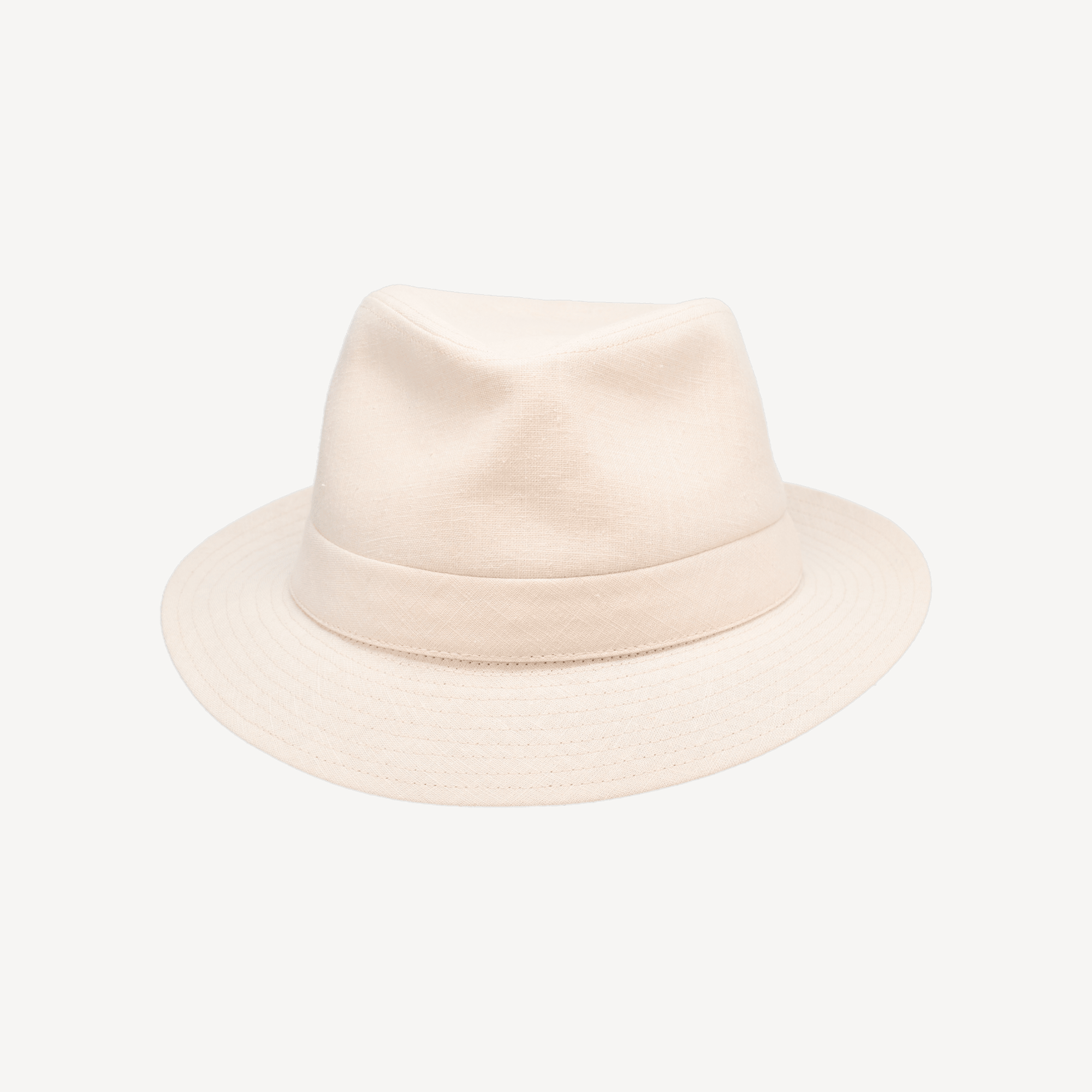 Linen Trilby - Ecru Linen