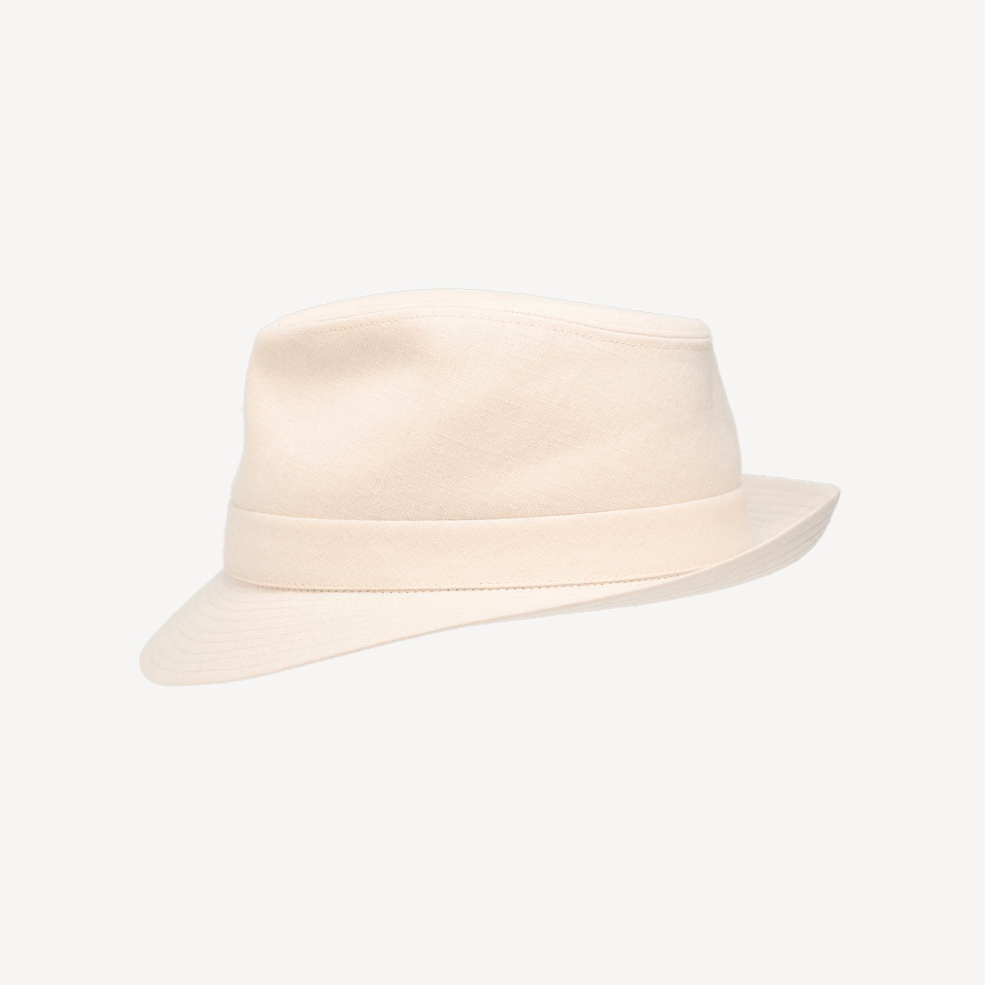 Linen Trilby - Ecru Linen