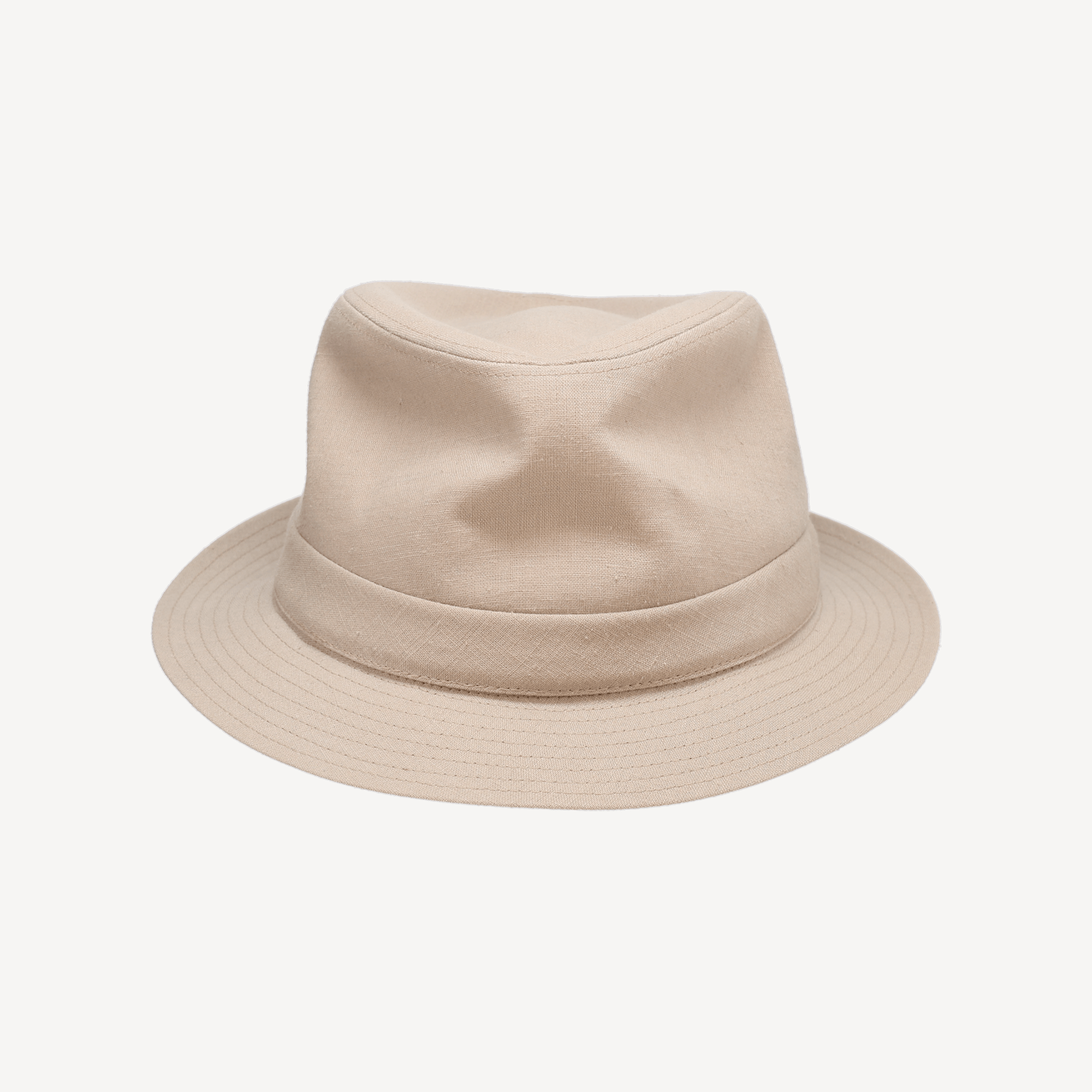 Linen Trilby - Sand Linen