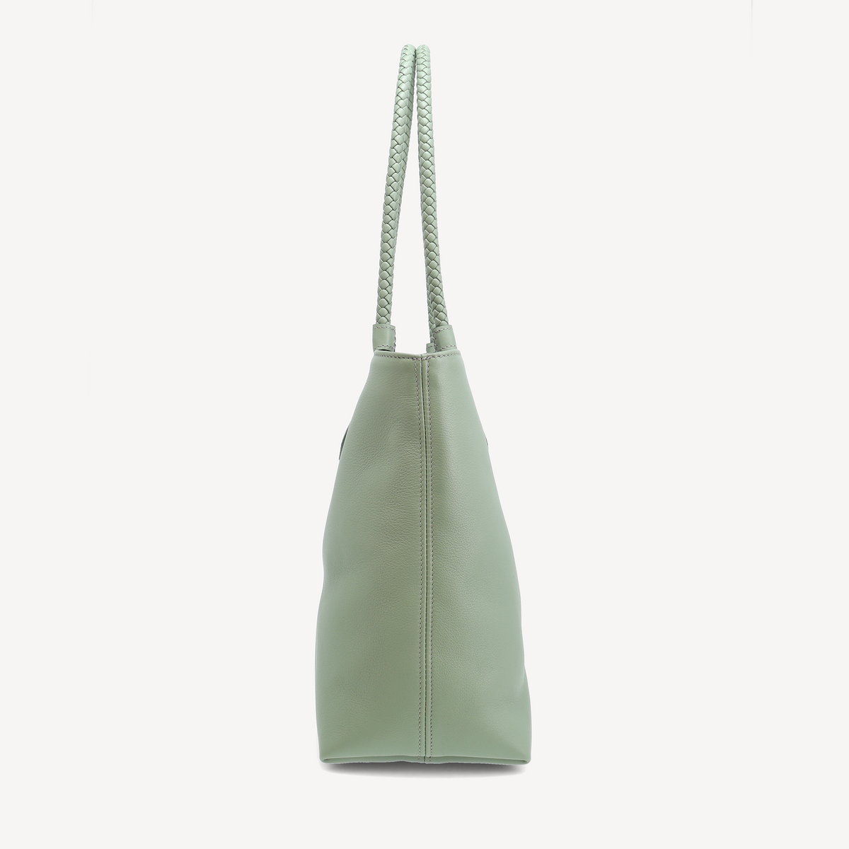 Malibu Handbag - Dark Sage Calf (Polished Brass)