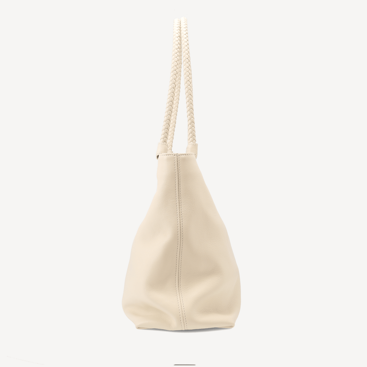 Malibu Handbag - Vanilla Calf (Polished Brass) - Swaine Group Ltd