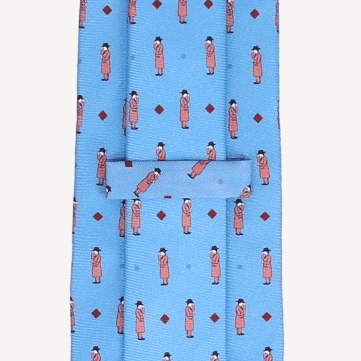 Silk Tie - Light Blue with Hat - Swaine Group Ltd