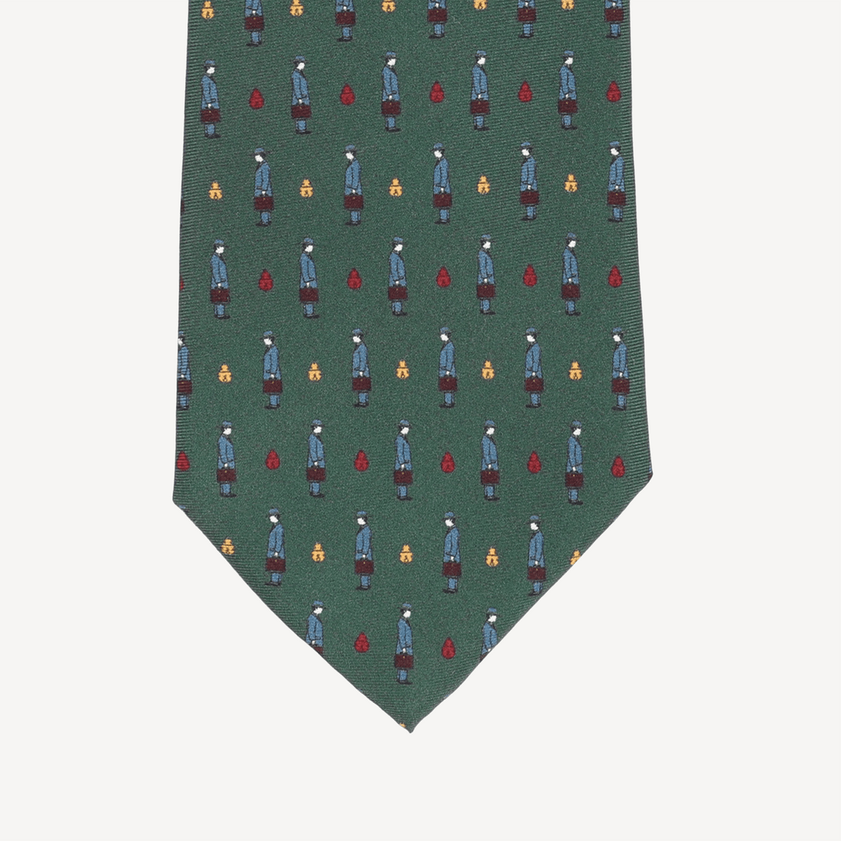 Silk Tie - Dark Green with Briefcase - Swaine Group Ltd
