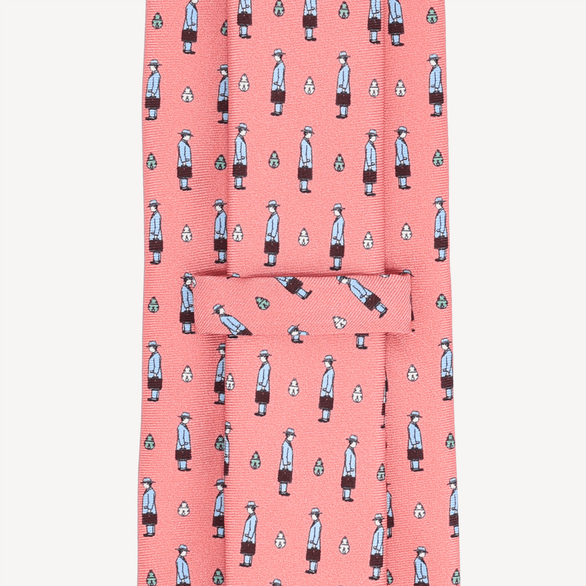 Silk Tie - Light Pink with Briefcase - Swaine Group Ltd