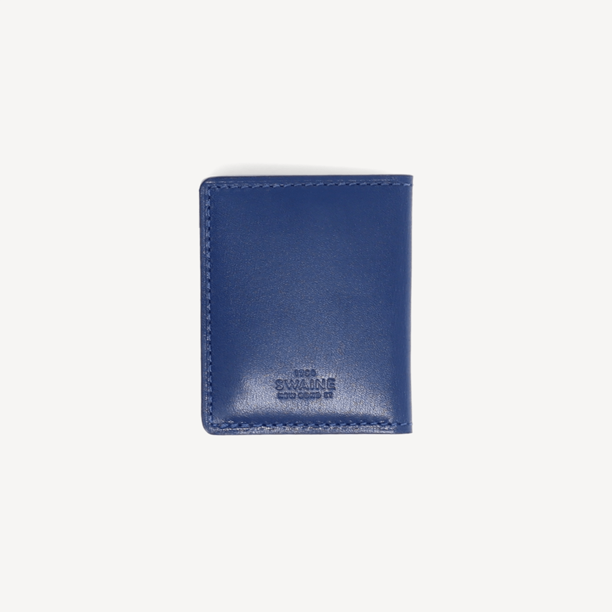Calf Oval 2 Photo Frame - Blue - Swaine Group Ltd