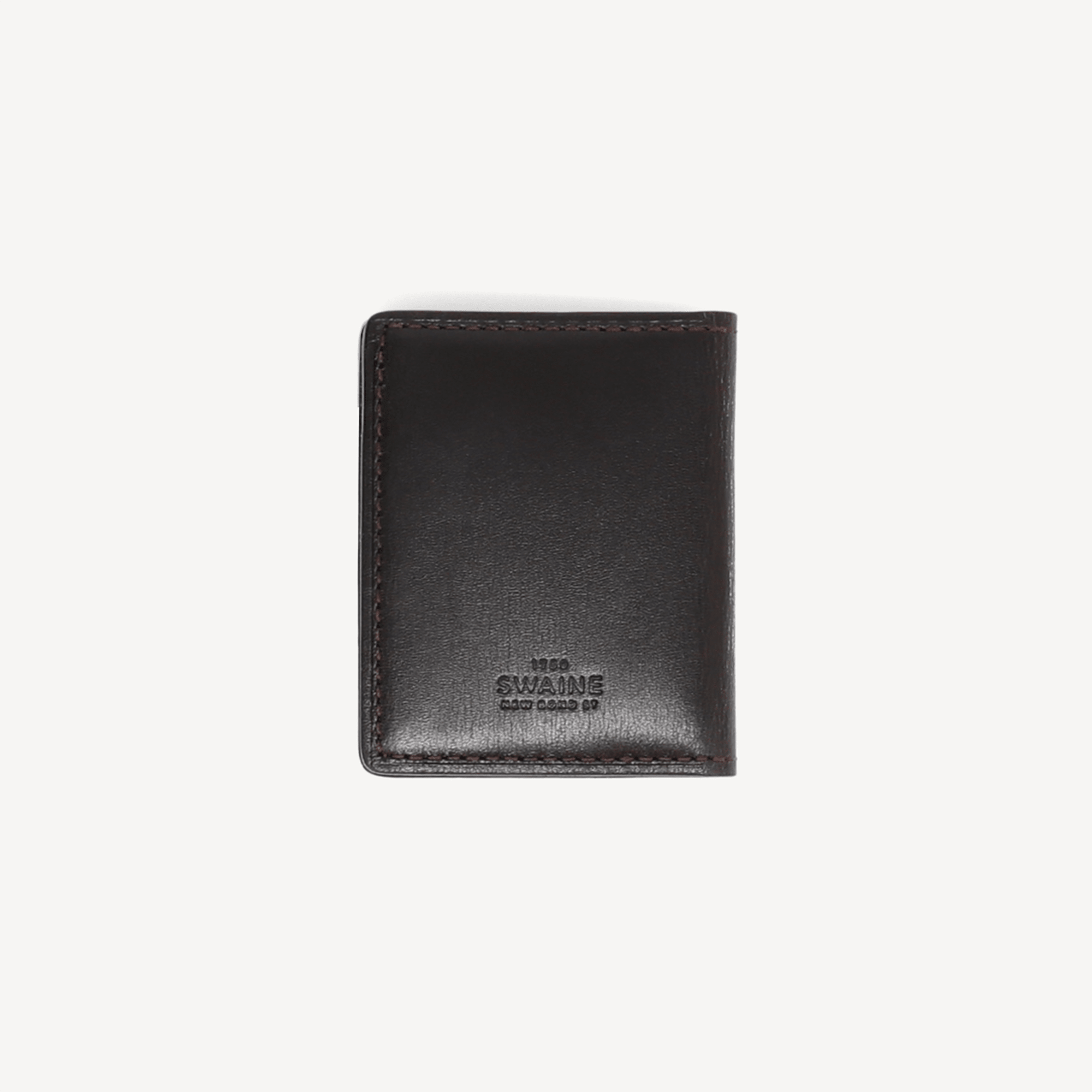 Calf Oval 2 Photo Frame - Brown - Swaine Group Ltd