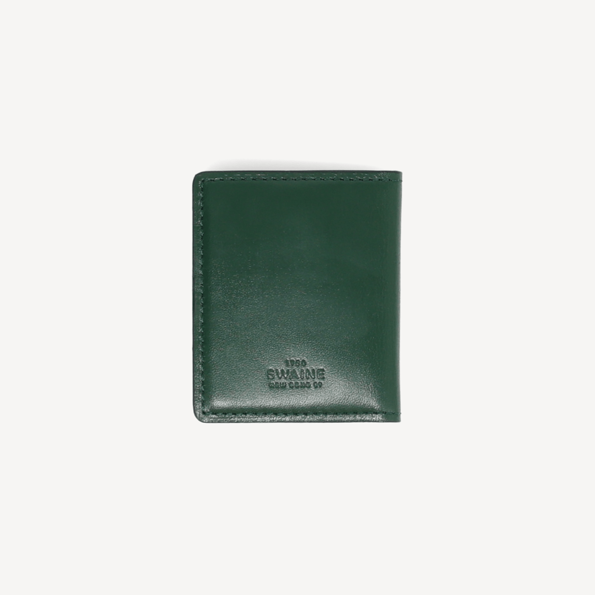 Calf Oval 2 Photo Frame - Green - Swaine Group Ltd