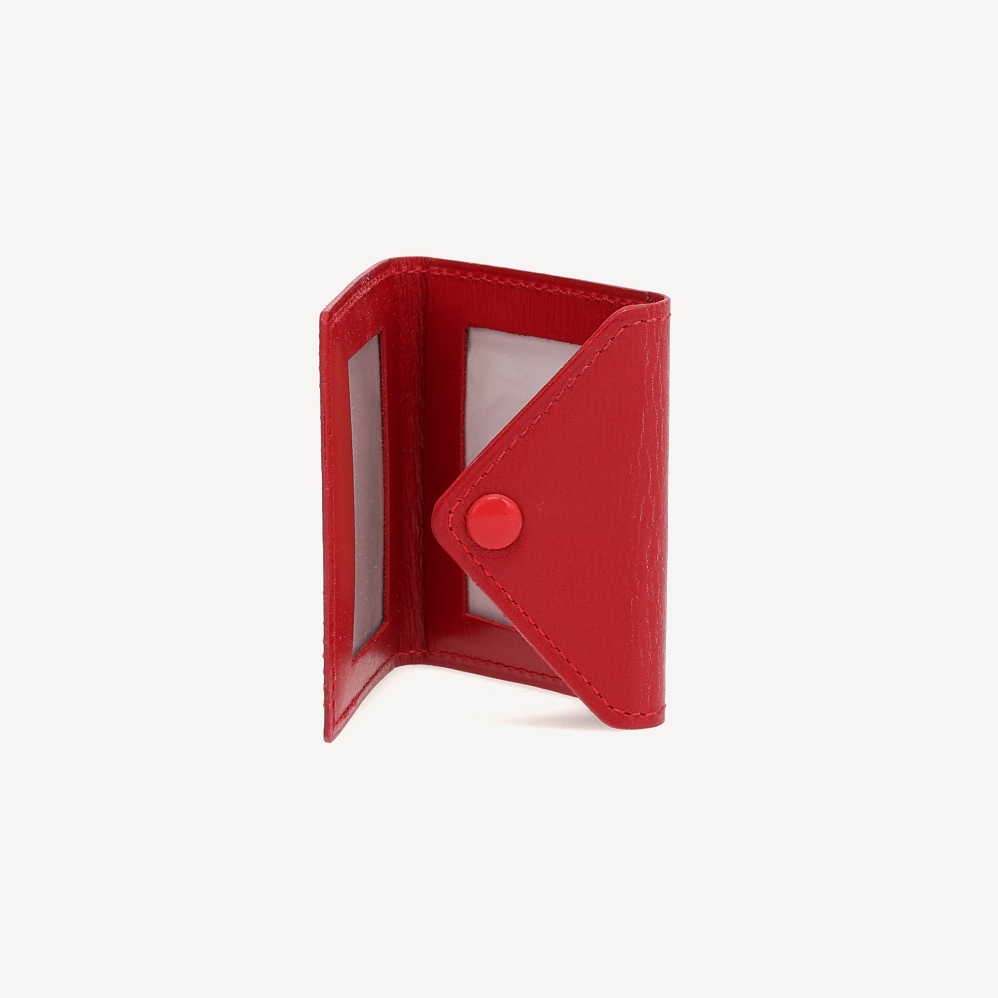 Calf 2 Photo Frame - Red (Snap Button Closure) - Swaine Group Ltd
