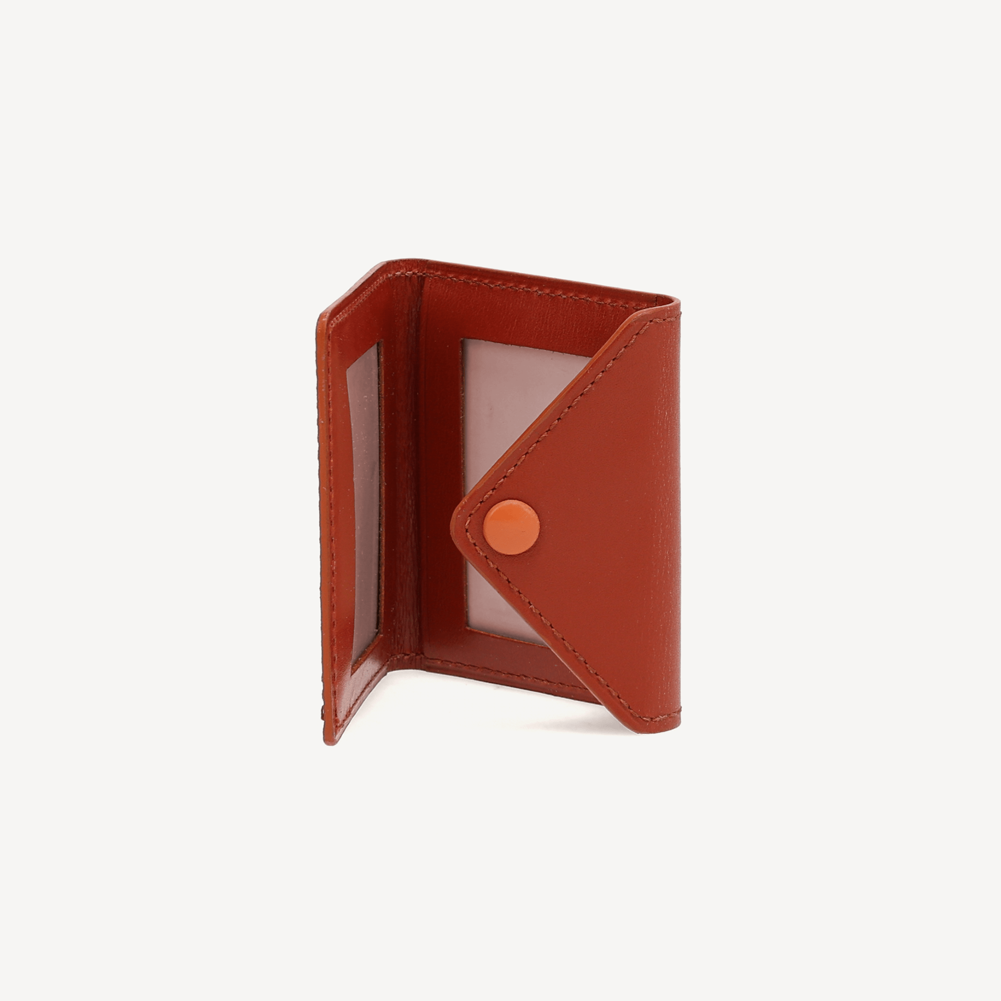 Calf 2 Photo Frame - Chestnut (Snap Button Closure) - Swaine Group Ltd