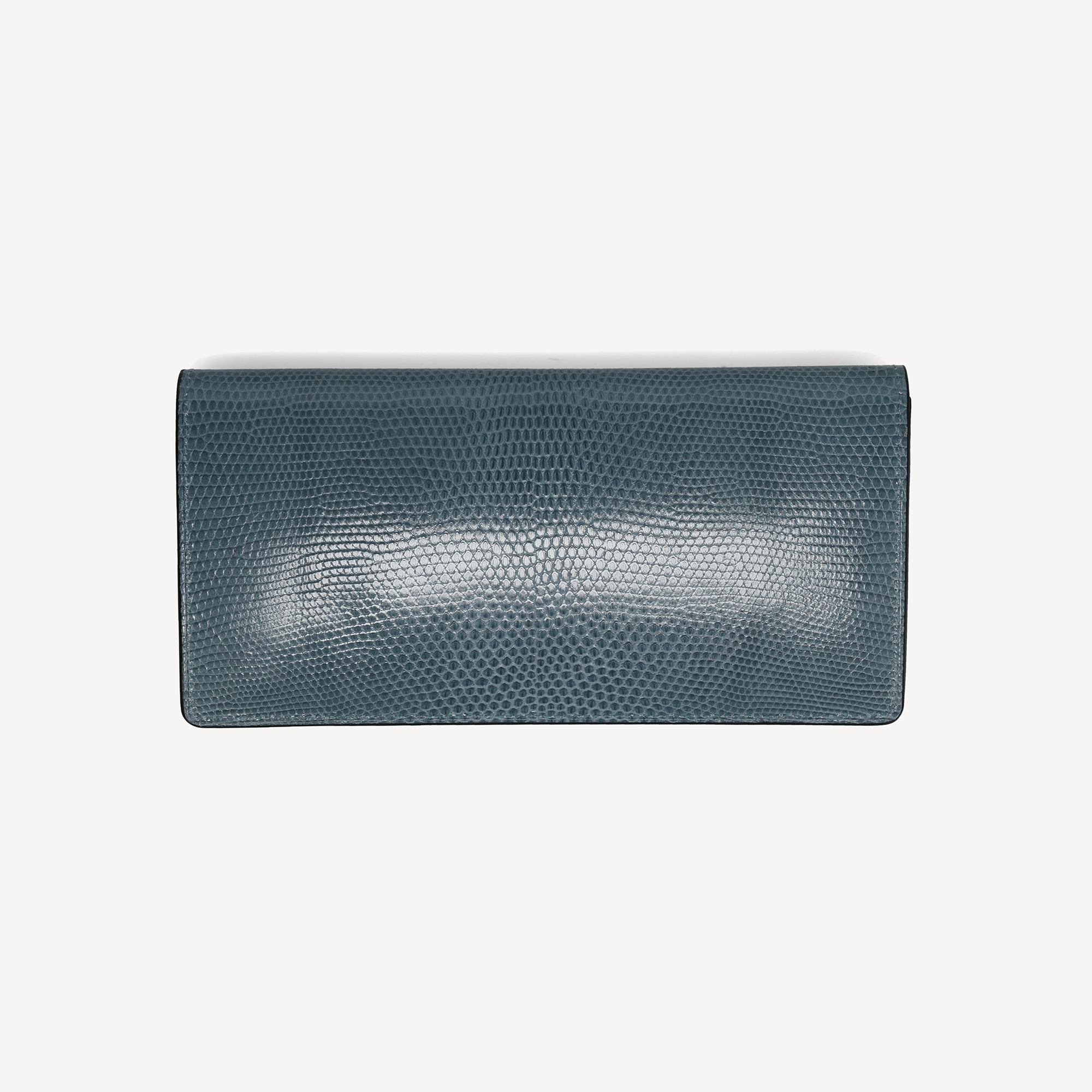 Lizard Coat Wallet - Blue - Swaine Group Ltd