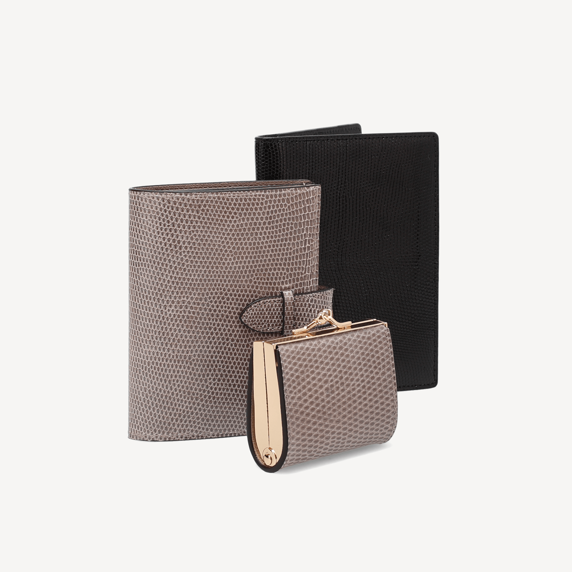 Lizard Wallet - Taupe (Tab Closure) - Swaine Group Ltd