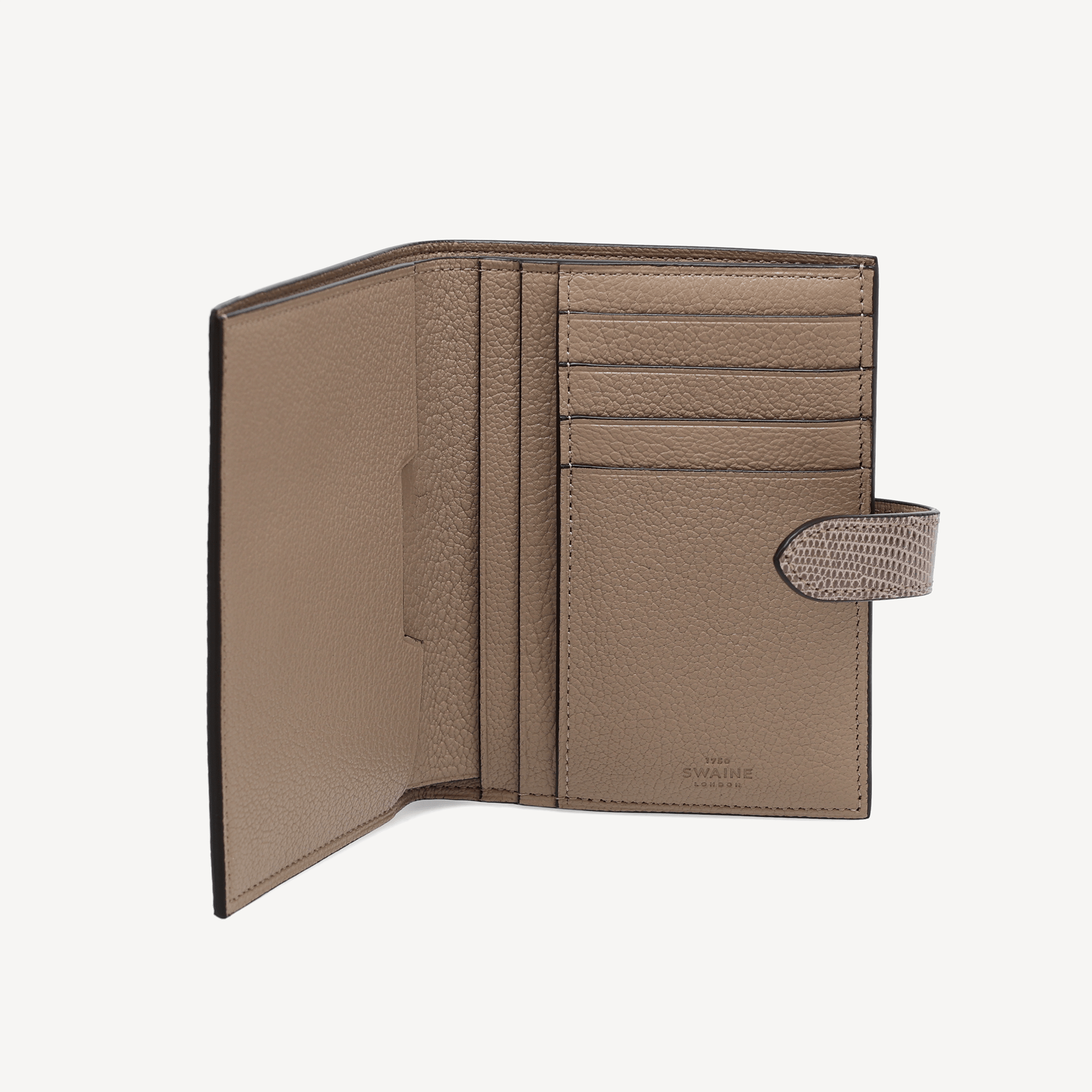 Lizard Wallet - Taupe (Tab Closure) - Swaine Group Ltd