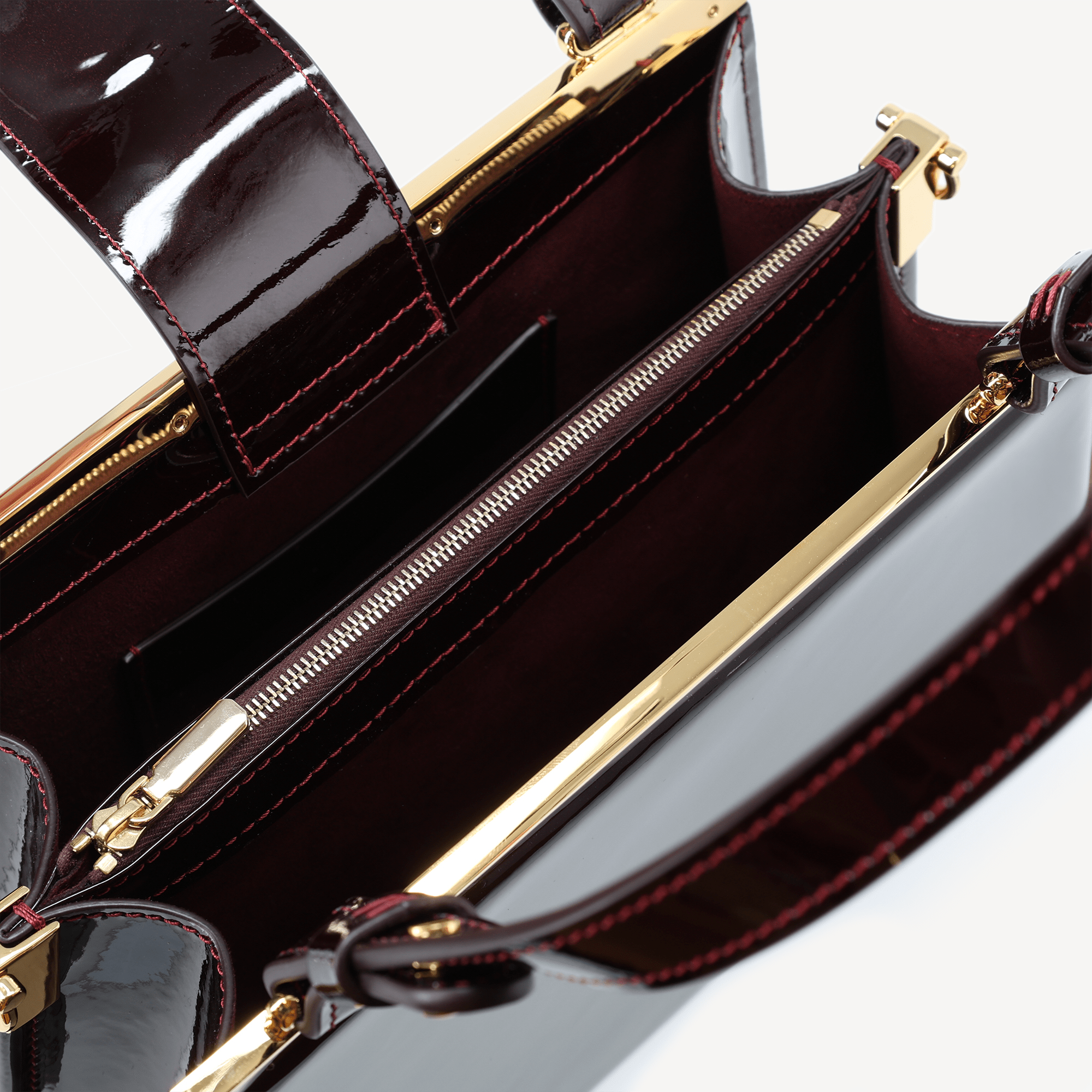 Limited Edition Patent Leather Margot - Burgundy - Swaine Group Ltd