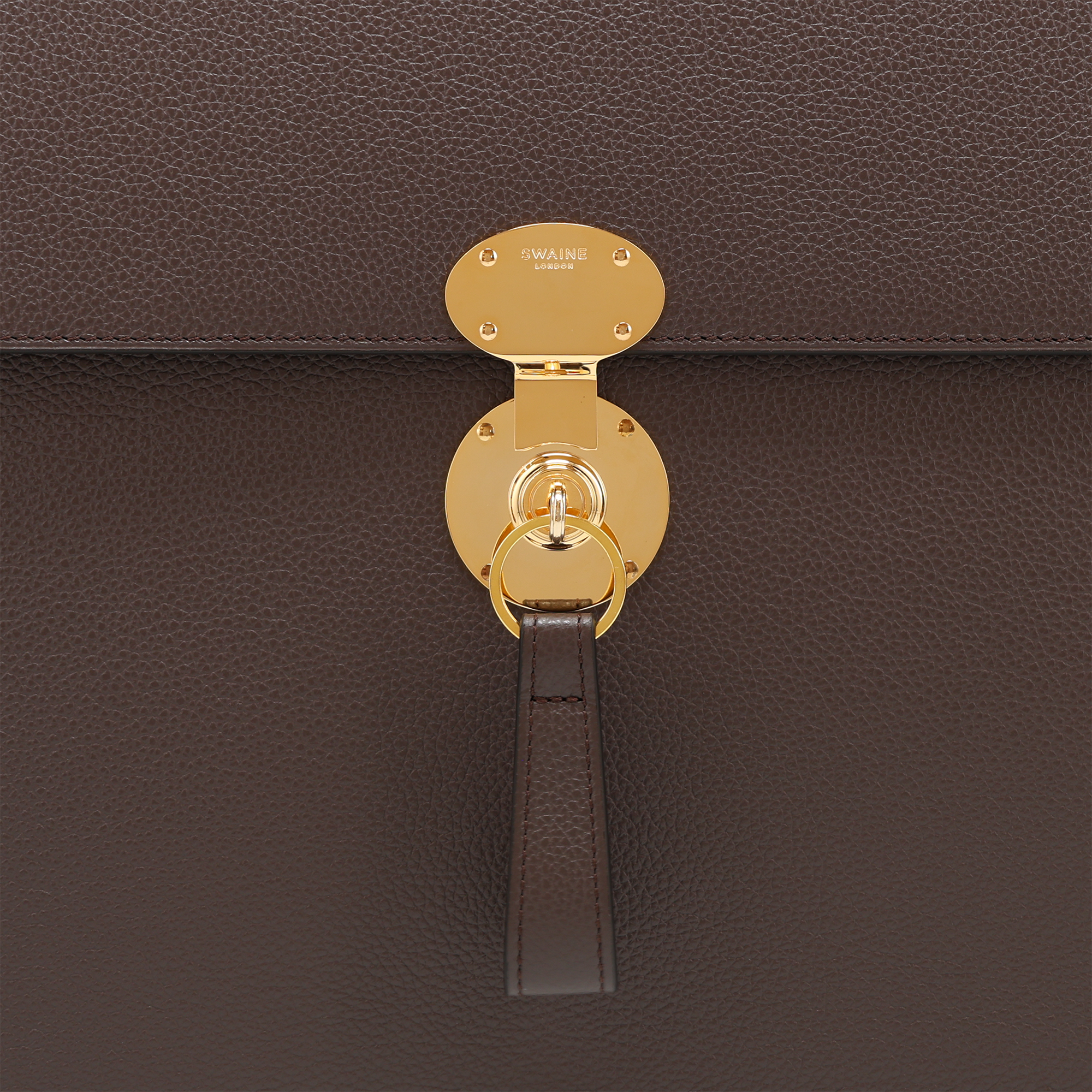 President - Brown Pebble (Sea Sand Alcantara/Gold)
