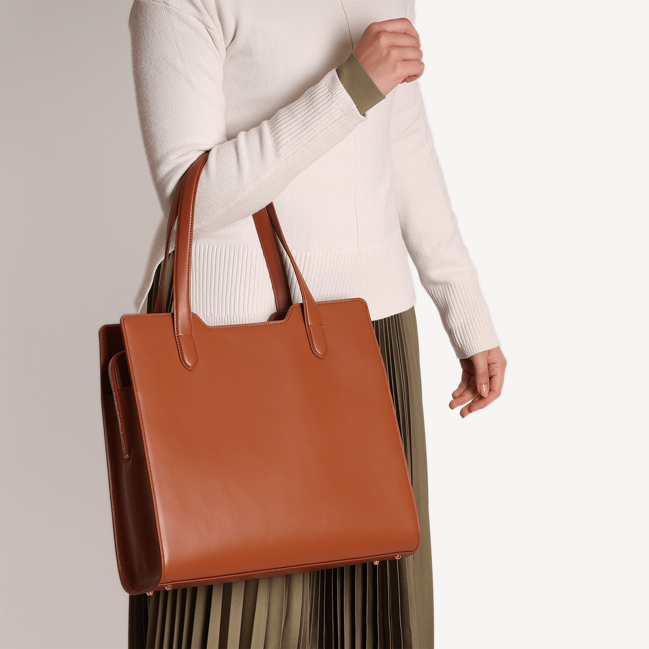 Swaine Tote - Cognac - Swaine Group Ltd