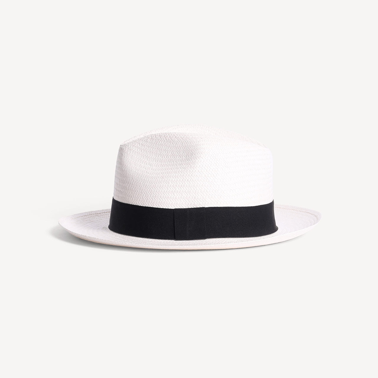Panama Toquilla Straw - White with Black Band - Swaine Group Ltd
