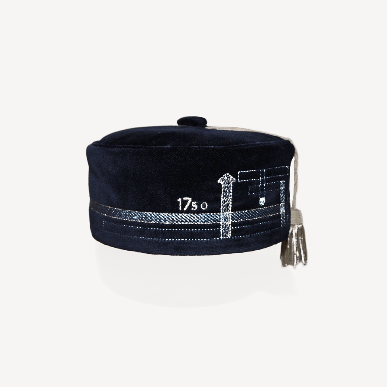 Horse Embroidered Smoking Hat - Black - Swaine Group Ltd