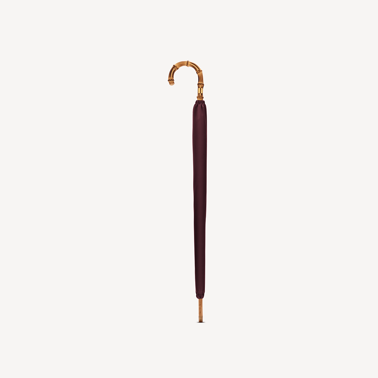Singin' in the Rain Whangee Umbrella for Women - Burgundy - Swaine Group Ltd
