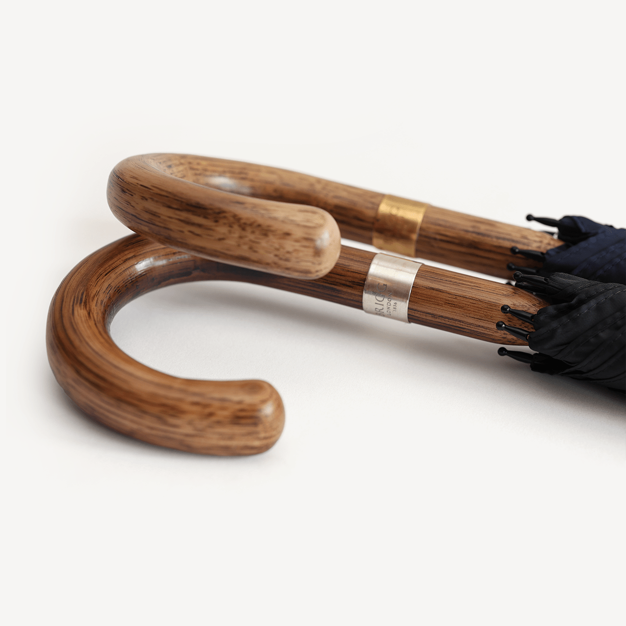 Hickory Umbrella for Men - Brown - Swaine Group Ltd