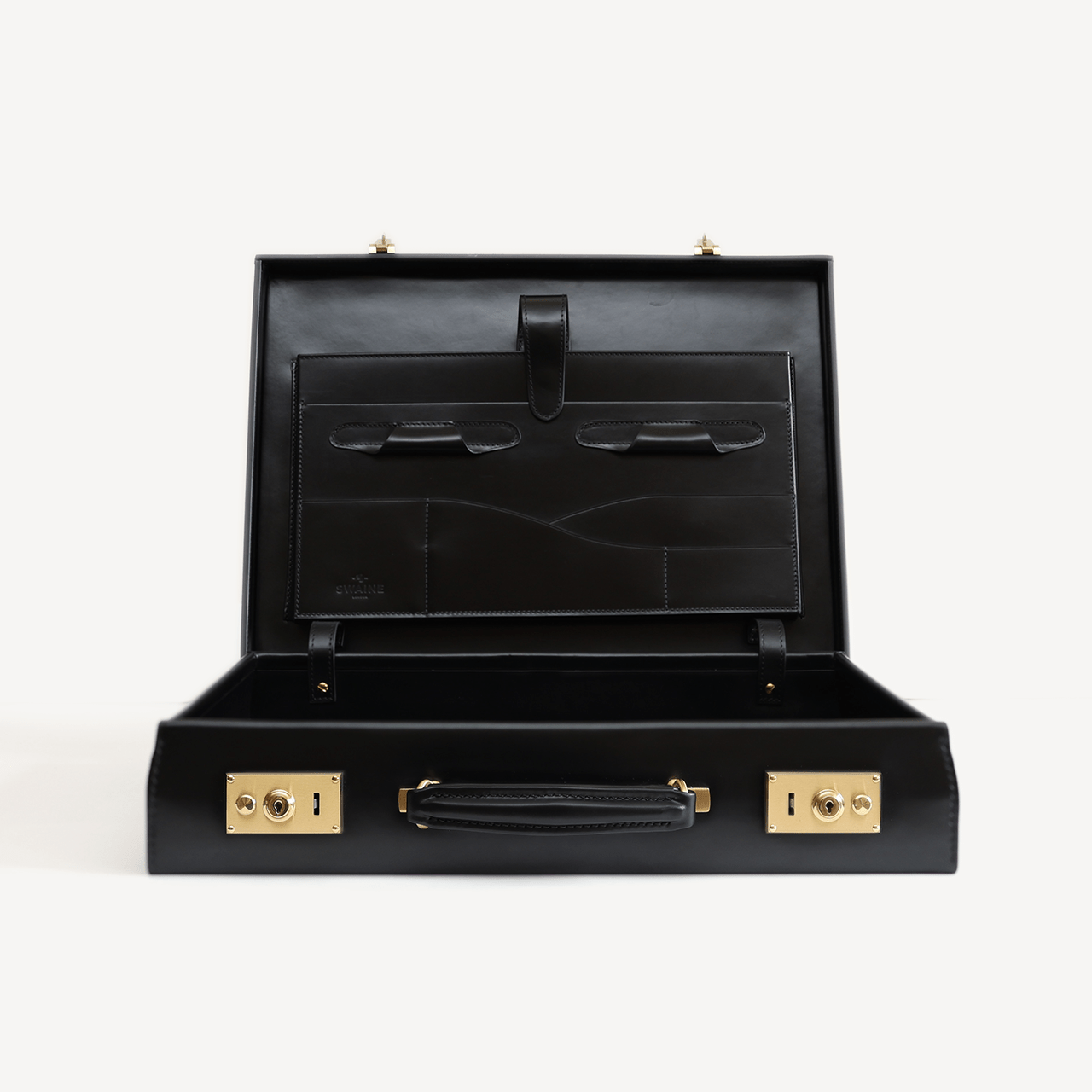 Churchill Attaché Case - Navy - Swaine Group Ltd