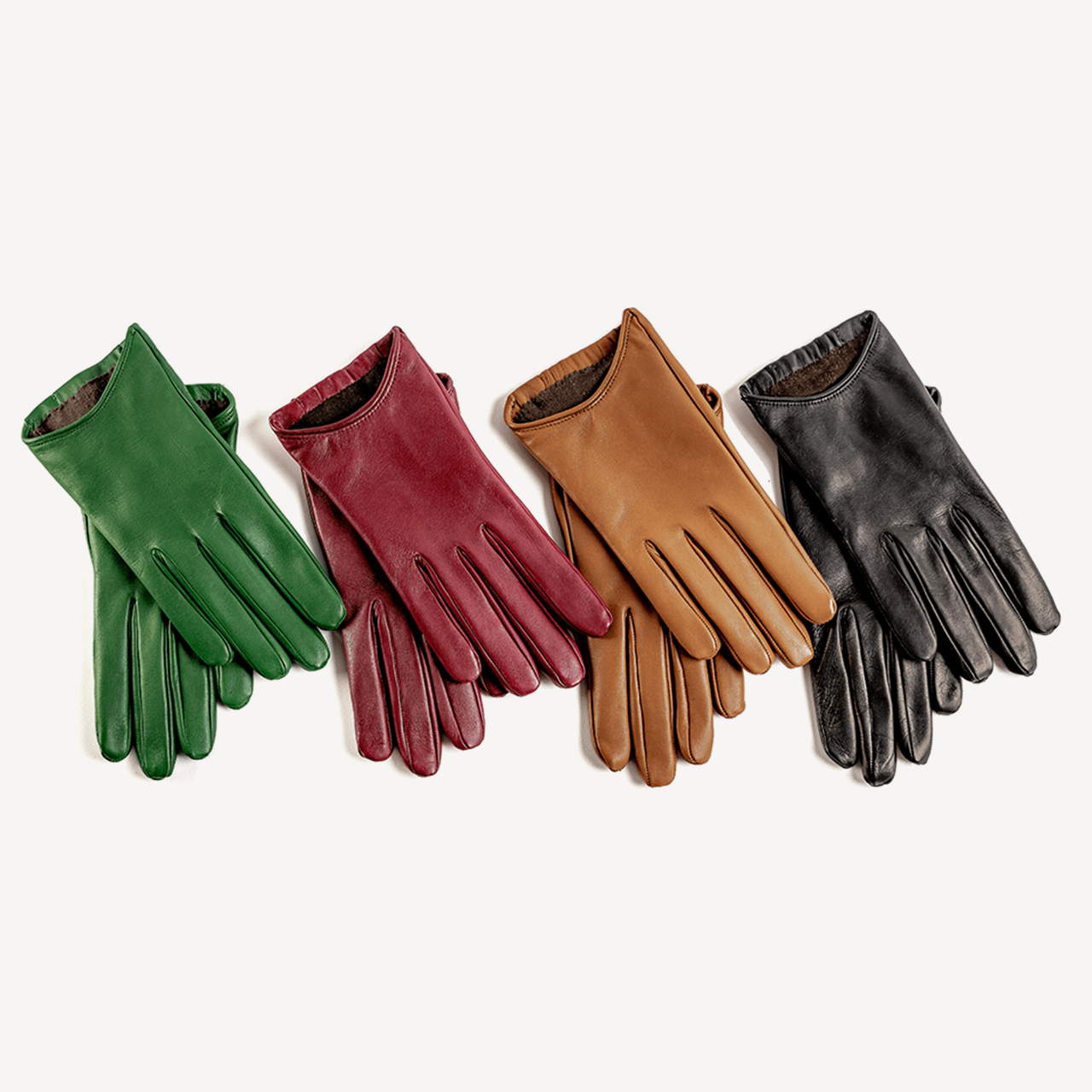 Women's Leather Gloves - Tobacco - Swaine Group Ltd