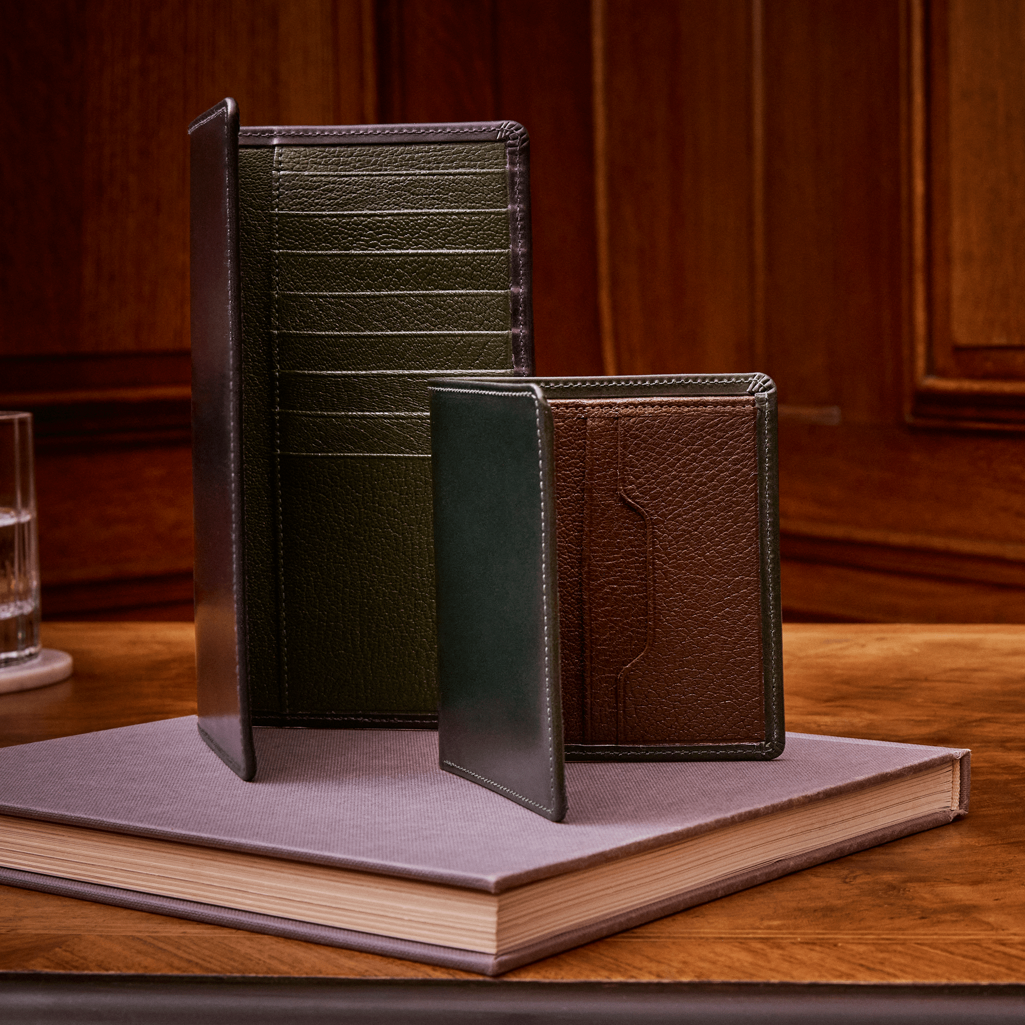 Bridle Compact Wallet - Jaguar Green - Swaine Group Ltd