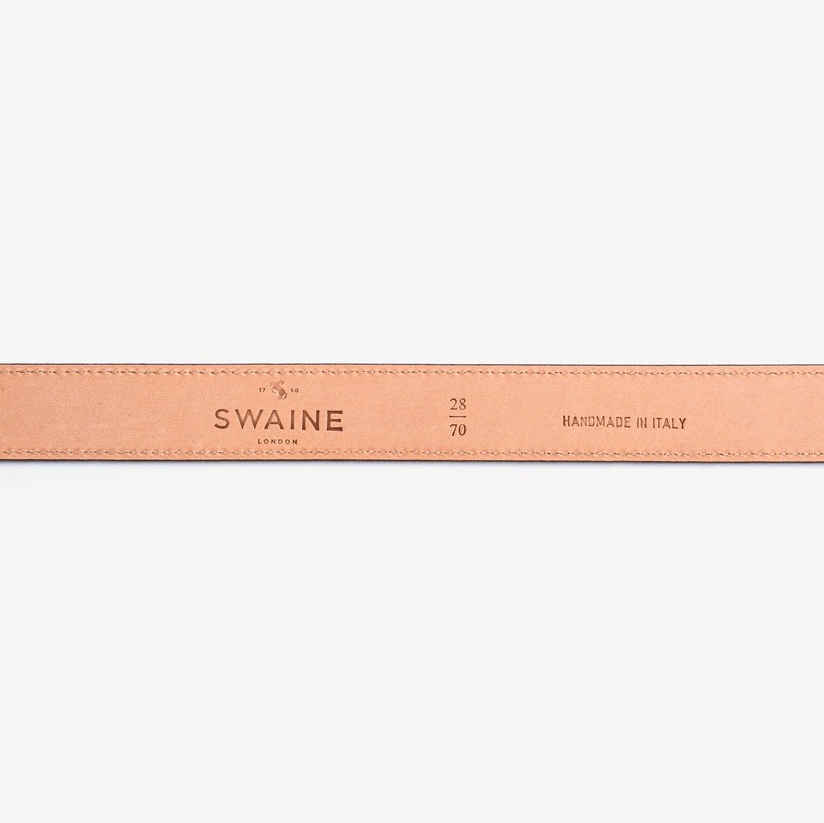 Women's Belt with Round Buckle - Burgundy - Swaine